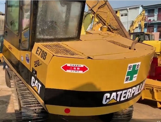CAT E70B Crawler graafmachine met duurzame hydraulische cilinder en lange levensduur