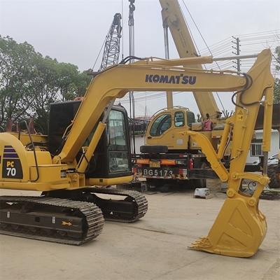 Hoog werkend rendement 7 ton Komatsu PC70 graafmachine 99% 2023 Originele Japanse voor u