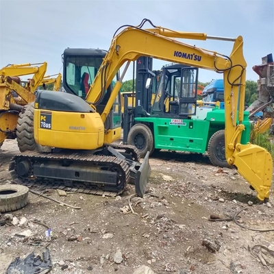 Gebruikte KOMATSU PC78US 7 ton kleine hydraulische graafmachine in goede staat
