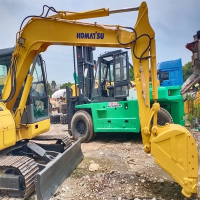 Gebruikte KOMATSU PC78US 7 ton kleine hydraulische graafmachine in goede staat