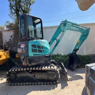 Tweedehands Kobelco SK55SR mini graafmachine 5,5 ton Gebruikte cabine 0-2000 Werktijden