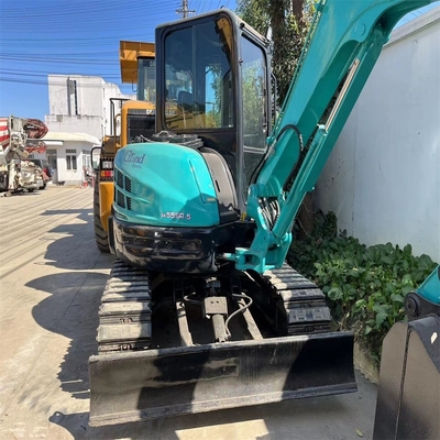 Tweedehands Kobelco SK55SR mini graafmachine 5,5 ton Gebruikte cabine 0-2000 Werktijden