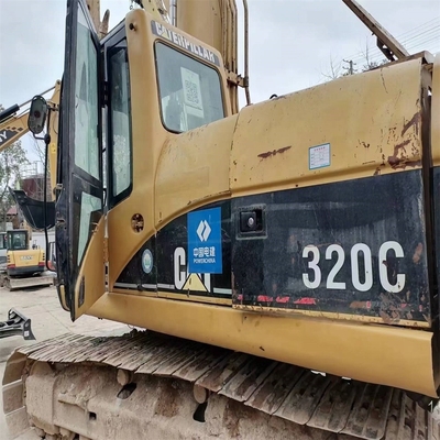 Uitstekende werkomstandigheden Gebruikte graafmachine Caterpillar 320C met originele CAT-motor