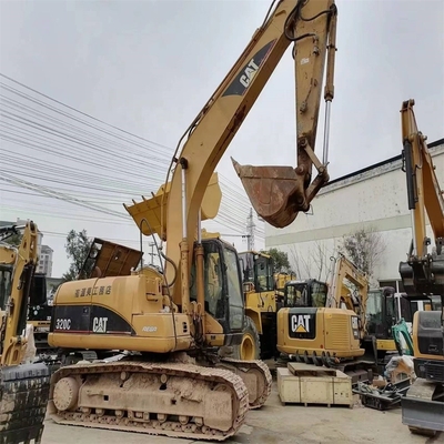 Uitstekende werkomstandigheden Gebruikte graafmachine Caterpillar 320C met originele CAT-motor