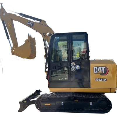 CAT 305.5E2 Graafmachine op Caterpillar 34kw Gebruikte graafmachine 0-2000 Werkuren