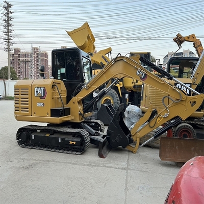 Kleine 6 ton gebruikte graafmachine CAT 306E2 Hydraulische kruipergraafmachine