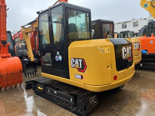 CAT 306E 7ton tweedehands mini-graafmachine met lage werktijden en prestaties