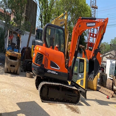 Goedkope Doosan graafmachine DX55 met originele verf en 5,5 ton werkgewicht