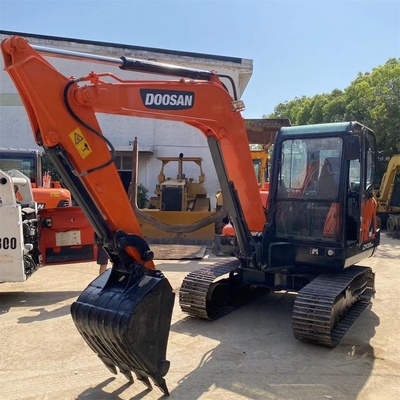 Goedkope Doosan graafmachine DX55 met originele verf en 5,5 ton werkgewicht
