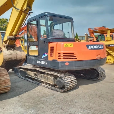 Tweedehands Doosan DH55 40KW Crawler Excavator Gebruikte Hydraulische Excavator voor Sal