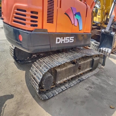 Tweedehands Doosan DH55 40KW Crawler Excavator Gebruikte Hydraulische Excavator voor Sal