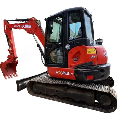 Japan Original KUBOTA KX163 Mini Graafmachine 6ton Crawler Constructie Machine op voorraad
