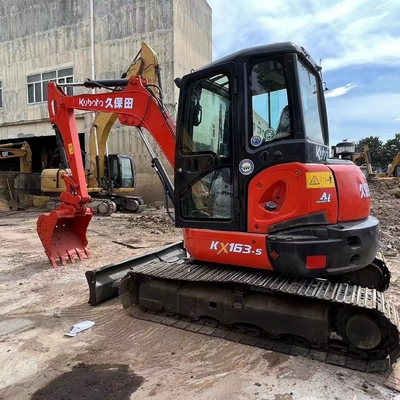 Japan Original KUBOTA KX163 Mini Graafmachine 6ton Crawler Constructie Machine op voorraad
