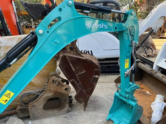 Voordelen Lage werktijden KUBOTA U15 mini graafmachine gebruikte kruiper hydraulische graver