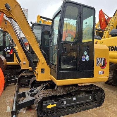 Japan ingevoerde gebruikte graafmachine Cat 306E Crawlerl