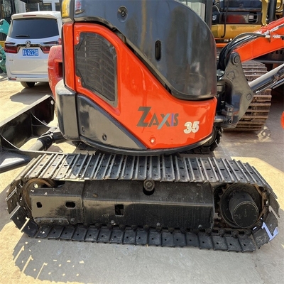 Emmercapaciteit 0,15m3 Hitachi Gebruikte graafmachine ZX35 Digger in uitstekende staat