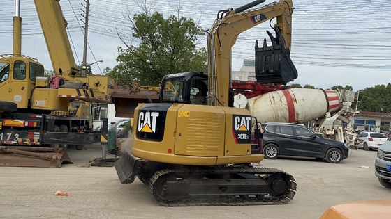 41.5kw Power Crawler Excavator CAT307e2 Onderhouden en in uitstekende staat