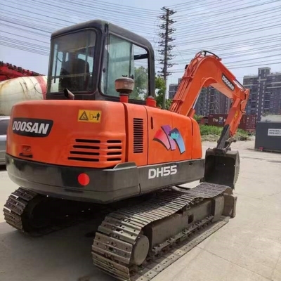 Doosan DH55 Crawler Excavator 5,5 ton Originele kleur Gebruikte mini-excavator in Shanghai