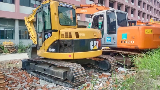 CAT 308C Graafmachine Gebruikte hydraulische bouwgraver voor 8000 kg machinegewicht