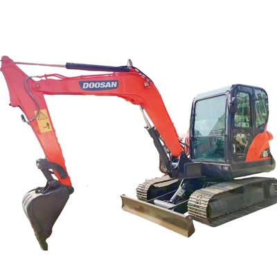 Doosan DX60 mini-graafmachine met Liyuan hydraulische pomp