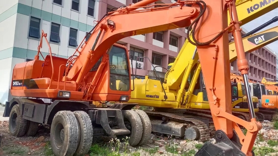 DOOSAN DH150w-7 wiel graafmachine originele verf en 16000 KG op voorraad voor de bouw