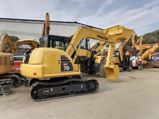 Komatsu PC70 Crawler Excavator 0,32M3 Emmercapaciteit Japan Geïmporteerde originele Excavator