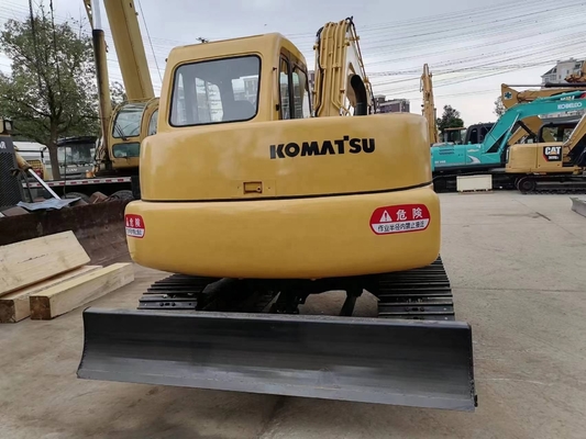 Japanse geïmporteerde Komatsu PC60 Crawler graafmachine met originele motor en lage werktijden