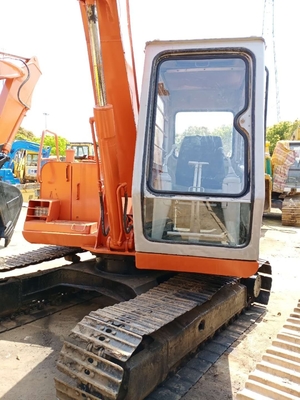 Quancai Motor HITACHI EX60 Graafmachine 6 Ton Crawler Digger met 0.32m3 emmercapaciteit
