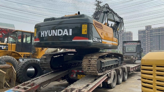 Koop gebruikte Hyundai 220LC-9S graafmachine originele verf 90kw Power Liyuan Hydraulische klep