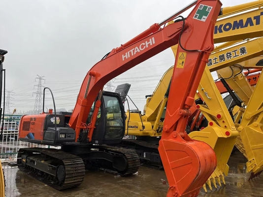 Tweedehands HITACHI EX120 graafmachine 12ton graver met uitstekende werkomstandigheden