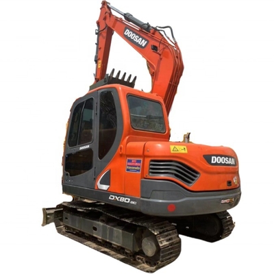 Hoog werkend rendement Originele motor Doosan DX80 Gebruikte graafmachine Japan Digger