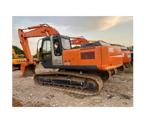 HITACHI ZX210 graafmachine met uitstekende werkomstandigheden en hydraulische klep HITACHI