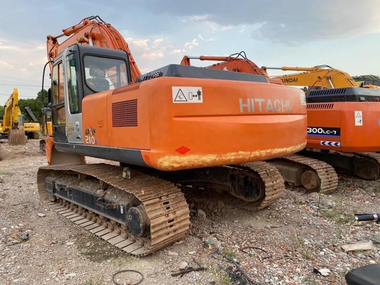 HITACHI ZX210 graafmachine met uitstekende werkomstandigheden en hydraulische klep HITACHI