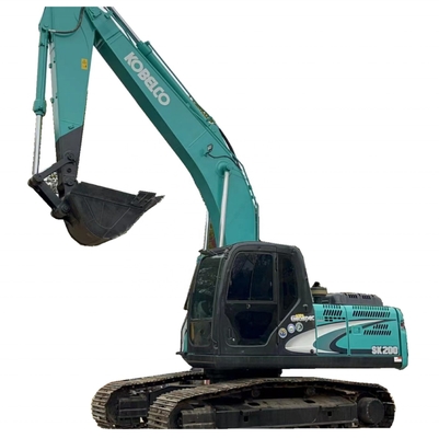Gebruikte KOBELCO SK200 graafmachine met een emmercapaciteit van 1,1 m3 en een gewicht van 20000 kg in Shanghai