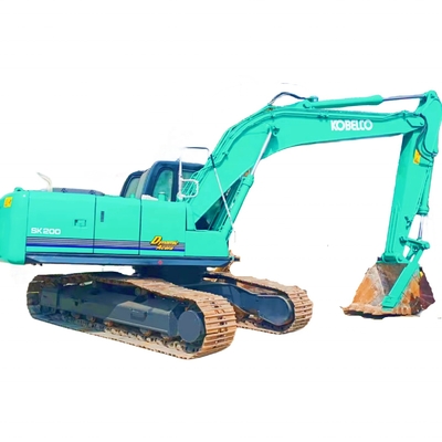 Gebruikte Kobelco SK200-6 Crawler Excavator met 66 kW vermogen in goede staat