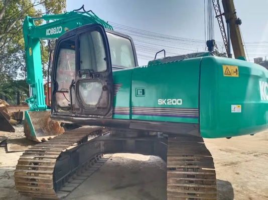 Gebruikte Kobelco SK200-6 Crawler Excavator met 66 kW vermogen in goede staat