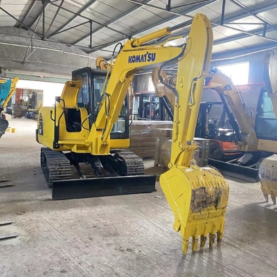 Mini Digger 5,6TON Gebruikte KOMATSU PC56 Crawler Excavator in Japan met laag brandstofverbruik
