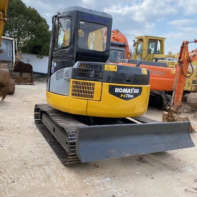 Gebruikte Komatsu PC78 graafmachine 7ton 8ton Crawler Digger apparatuur in uitstekende staat