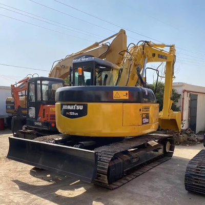12000 KG Komatsu PC128 Graafmachine Gebruikte Hydraulische Crawler Digger voor zwaar werk