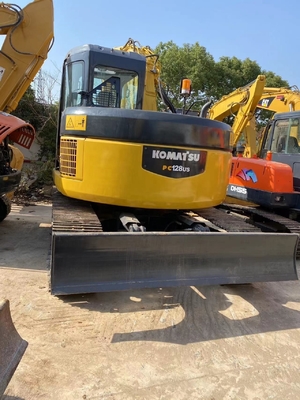 12000 KG Komatsu PC128 Graafmachine Gebruikte Hydraulische Crawler Digger voor zwaar werk