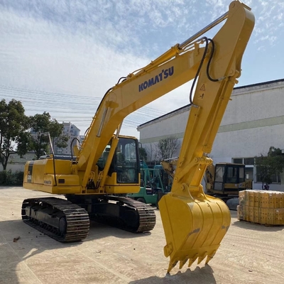 20ton graver in Shanghai werf Komatsu pc200 graafmachine gebruikt met 105KW hydraulische pomp