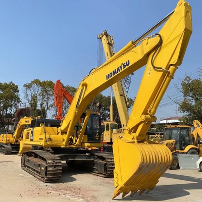 Japan Import Tweedehands Komatsu PC450 Graafmachine Gebruikte 45Ton Digger in Shanghai Yard