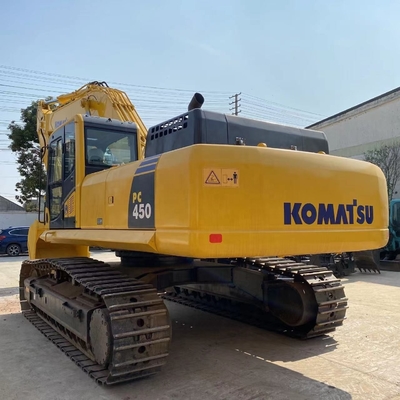 Japan Import Tweedehands Komatsu PC450 Graafmachine Gebruikte 45Ton Digger in Shanghai Yard