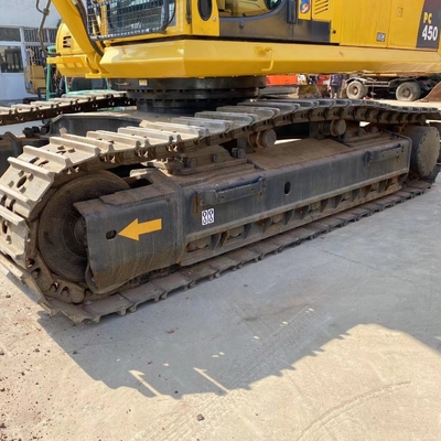 Japan Import Tweedehands Komatsu PC450 Graafmachine Gebruikte 45Ton Digger in Shanghai Yard
