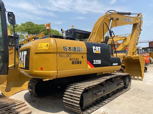 Verplaatsbaar type Crawler Hydraulische graafmachine Cat 320D Digger met lage uren op voorraad