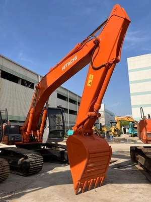Gebruikte HITACHI EX200 Zaxis 120-6 graafmachine met ISUZU motor en Vickers hydraulische klep