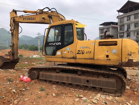 Korea Original 22Ton Hyundai 220LC-5 tweedehands Crawler Digger met goede prestaties