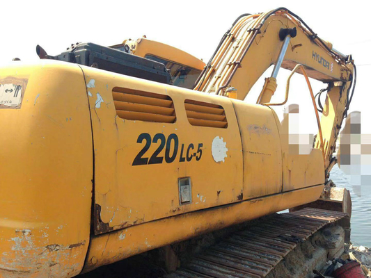 Korea Original 22Ton Hyundai 220LC-5 tweedehands Crawler Digger met goede prestaties