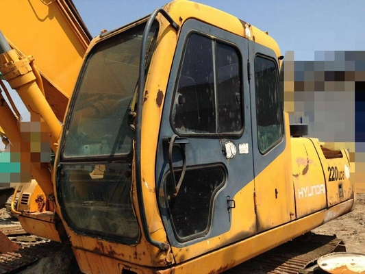 Korea Original 22Ton Hyundai 220LC-5 tweedehands Crawler Digger met goede prestaties