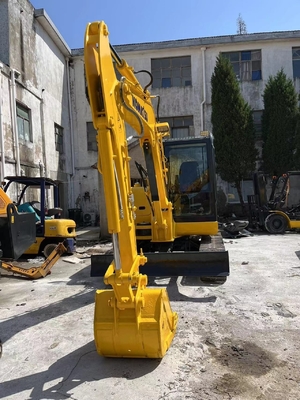 In goede conditie Crawler Mini Digger Komatsu PC56 Gebruikte originele Japanse 5T mini graafmachine